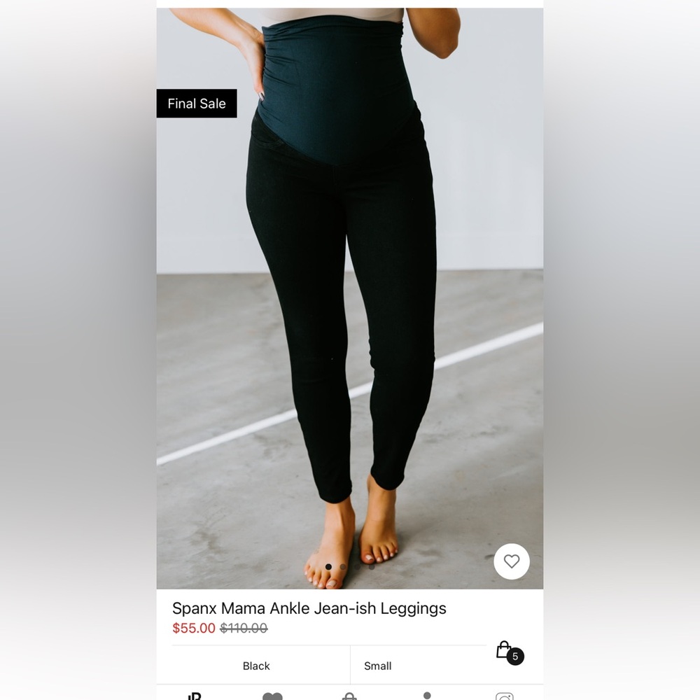 Spanx maternity jeans